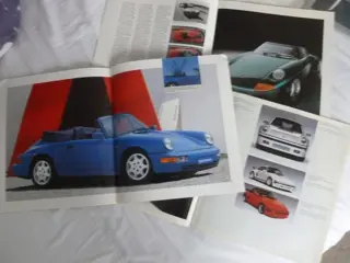 Brochures/catalogi - Lot of 3 Porsche (incl. 911 Slant Nose