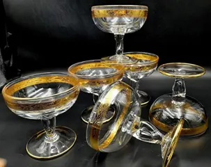 Cre Art Srl - Cups voor ijs of fruitsalade (6) - Kristal