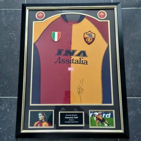 AS Roma - Italiaanse voetbal competitie - Francesco Totti -