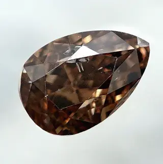Diamant - 1.01 ct - Peer - Natural Fancy Deep Yellowish