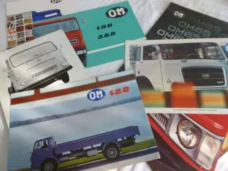 Brochures/catalogi - Lot of 8 classic OM Truck sales