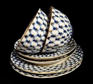 Lomonosov Imperial Porcelain Factory - 2 x koffieservies