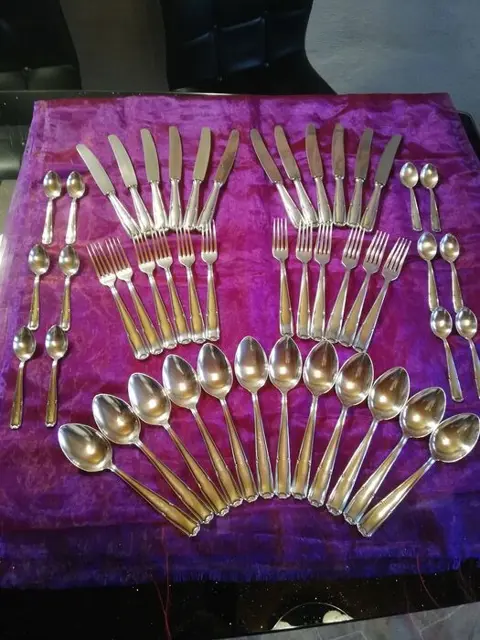 Besteckset, versilbert, A.Pasch &amp; Co Besteckset -