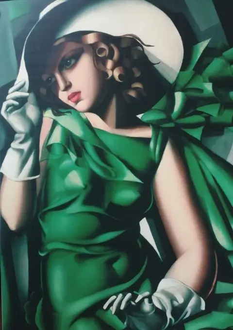 Tamara Lempicka (after) - Muchacha con Pamela - 2015