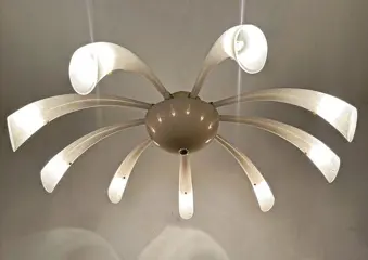 Barovier &amp; Toso - Kroonluchter van Murano glas - Fuochi