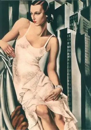 Tamara Lempicka (after) - Dama del Art Deco- license offset