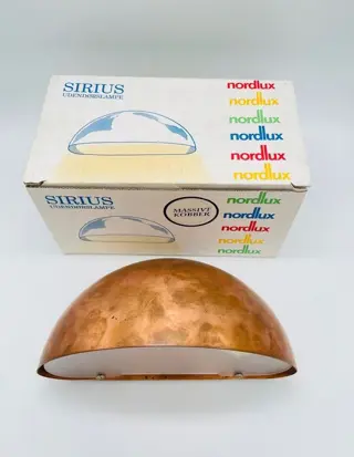 Nordlux - Koperen wandkandelaar voor buiten - Sirius