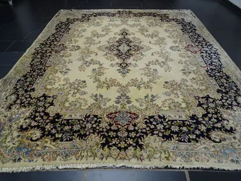 Kirman Lawer vom Meister Knüpfer Signiert - Tapijt - 315 cm