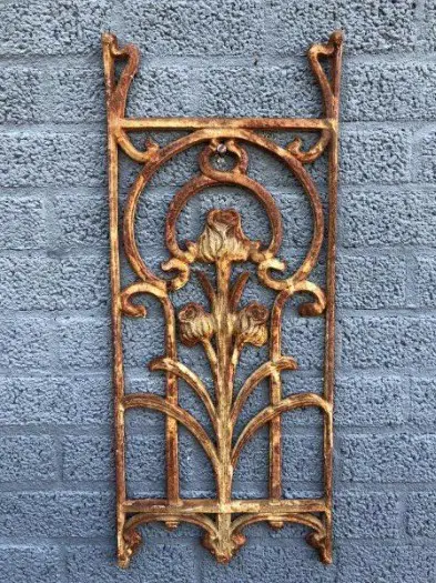 Landelijke decoratie, wandrek , rooster ,wanddecoratie