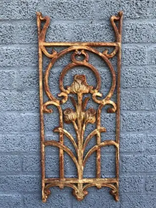 Landelijke decoratie, wandrek , rooster ,wanddecoratie