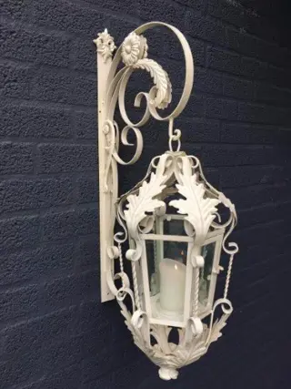Witte Lantaarn , patina-veranda kandelaar , hal huis