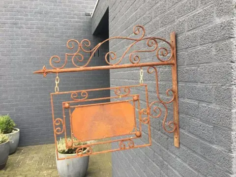 Naambord,uithangbord,klaas