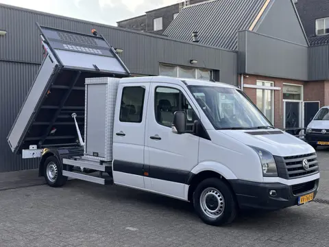 Volkswagen Crafter 35 2.0 TDI DC Maxi Kipper 3500kg trekgewicht Euro 6 Airco Cruise controle 6-Perso