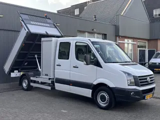 Volkswagen Crafter 35 2.0 TDI DC Maxi Kipper 3500kg trekgewicht Euro 6 Airco Cruise controle 6-Perso