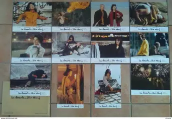 LES AMANTS DU PONT - NEUF lobbycard set.