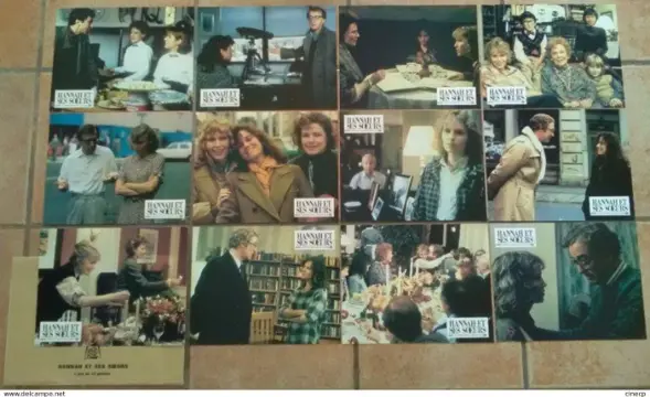 HANNAH AND HER SISTERS lobbycard set.