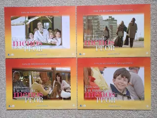UN   MUNDO   MENOS   PEOR     lobbycard set.