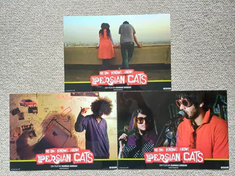NO ONE KNOWS ABOUT PERSIAN CATS lobbycard set.