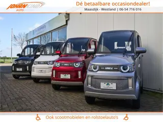 Motion Mirage 100% elektrisch Lithium accu's 70km bereik De luxe met camera, CPV en opendakje, kleur