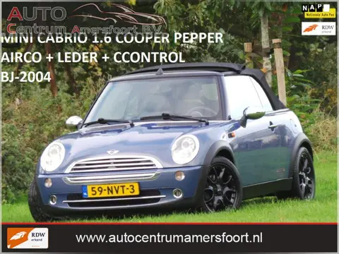 Mini Mini Cabrio 1.6 Cooper Pepper ( INRUIL MOGELIJK )