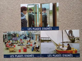 LES PLAGES D ' AGNES lobbycard set.