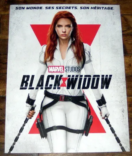 BLACK WIDOW FRANSE filmposter.