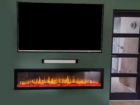 Sfeervolle Aflamo Senza 182cm haard zonder verwarming