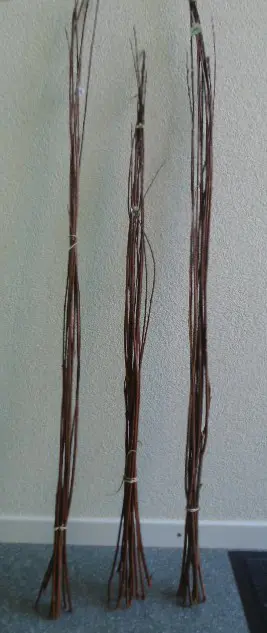 DECO TAKKEN BRUIN 120 CM 3 STUKS nr. 3 NIEUW