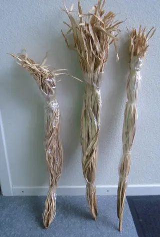 DECO GRAS BOS LICHT BRUIN 90 CM nr. 7 NIEUW