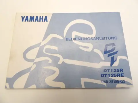 INSTRUCTIEBOEKJE Yamaha DT 125 1980 - 1989