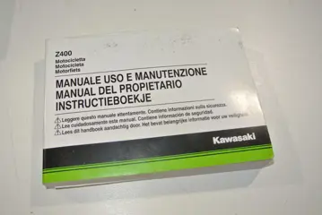 INSTRUCTIEBOEKJE Kawasaki Z 400 1970 - 2012