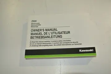 INSTRUCTIEBOEKJE Kawasaki Z 900 2017 - 2019