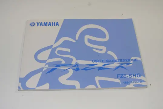 INSTRUCTIEBOEKJE Yamaha FZ6 2008 - 2009