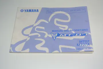 INSTRUCTIEBOEKJE Yamaha MT 07 2014 - 2017