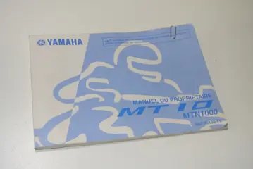 INSTRUCTIEBOEKJE Yamaha MT 10 2016 - 2021