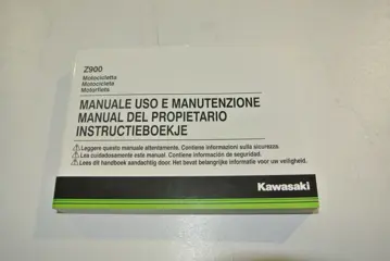 INSTRUCTIEBOEKJE Kawasaki Z 900 2017 - 2019