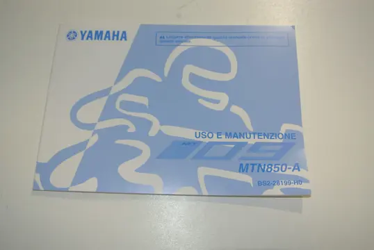 INSTRUCTIEBOEKJE Yamaha MT 09 2018 - 2020