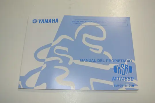 INSTRUCTIEBOEKJE Yamaha XSR 900 2016 - 2018