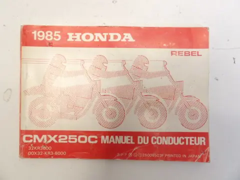 INSTRUCTIEBOEKJE Honda CMX 250 1982 - 1983