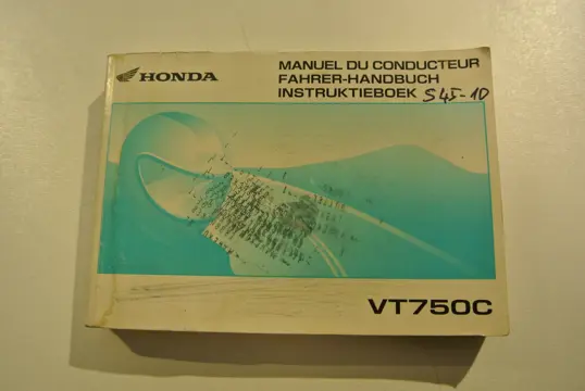 INSTRUCTIEBOEKJE Honda VT 750 Shadow 1997 - 1999 / 2000 -