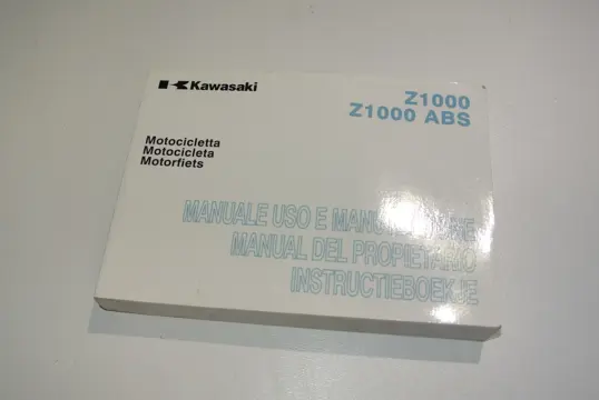 INSTRUCTIEBOEKJE Kawasaki Z 1000 2014 - 2016