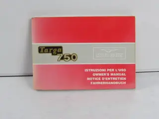 INSTRUCTIEBOEKJE Moto Guzzi Overige Moto Guzzi 1918 - 2021