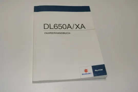 INSTRUCTIEBOEKJE Suzuki DL 650 V STROM 2015 - 2016 / 2017 -