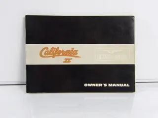 INSTRUCTIEBOEKJE Moto Guzzi California 2 1982 - 1985