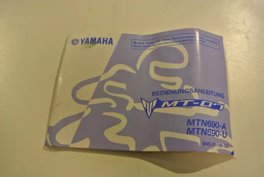 INSTRUCTIEBOEKJE Yamaha MT 07 2018 - 2021