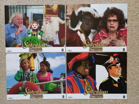 SINTERKLAAS  en  de  verdwenen  PAKJESBOOT      lobbycard set.