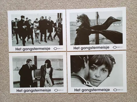 HET   GANGSTERMEISJE      lobbycard set.