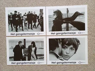 HET   GANGSTERMEISJE      lobbycard set.