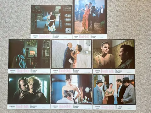 BLONDE   DOLLY     lobbycard set.