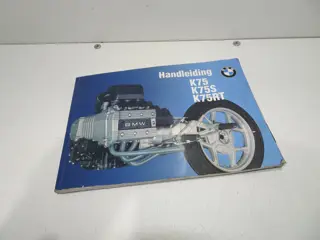 INSTRUCTIEBOEKJE BMW K 75 1990 - 1997